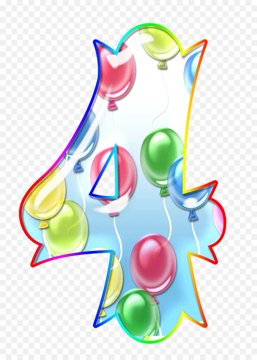 Numéro Quatre，Des Ballons PNG