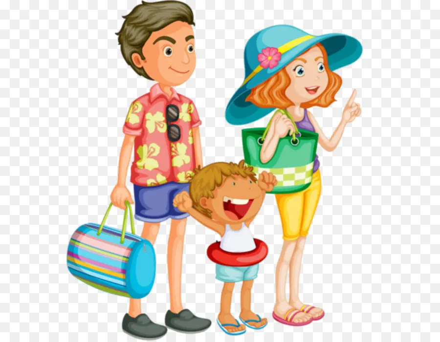 Famille En Vacances，Parents PNG