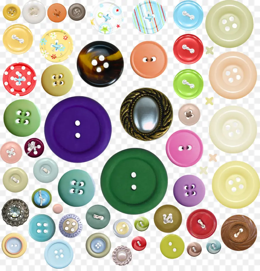 Boutons，Coloré PNG