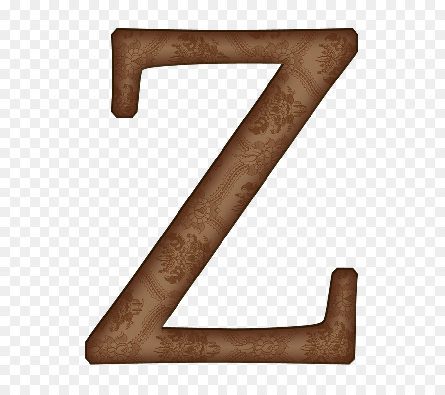 Lettre Z，Brun PNG