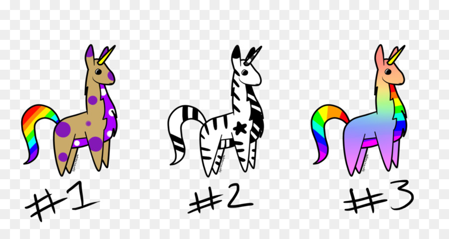 Licorne，Girafe PNG