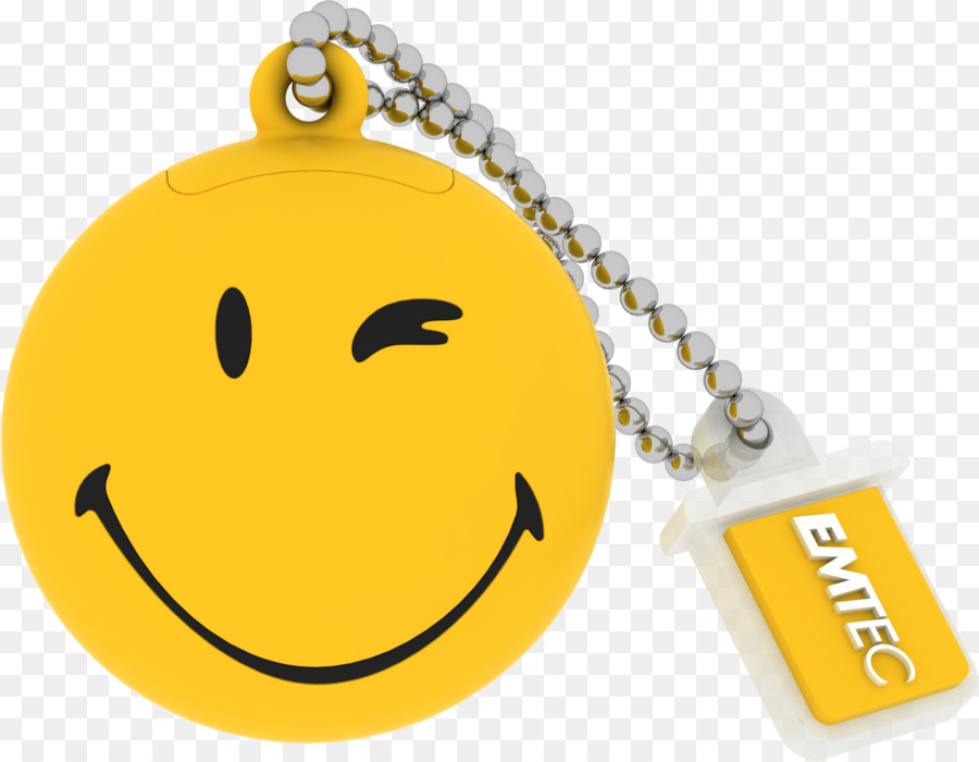 Les Lecteurs Flash Usb，Emtec Smiley Monde Sw100 Take It Easy PNG