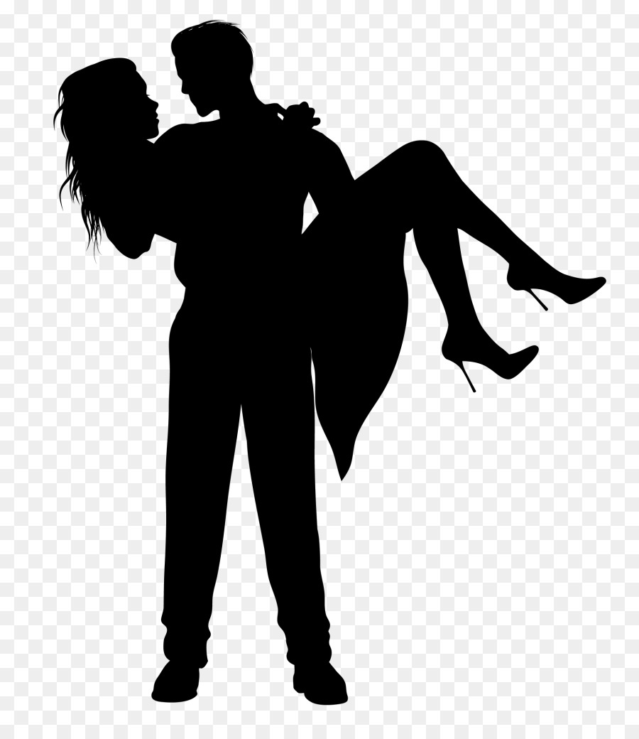 Baiser De Silhouette，Couple PNG