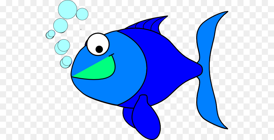 Poisson，Bleu PNG