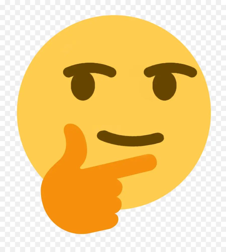 Emoji Pensant，Affronter PNG