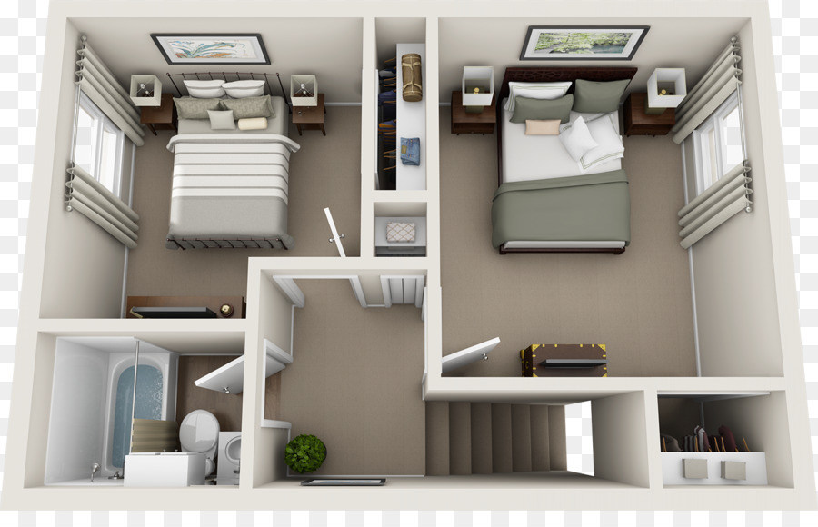 Disposition De L'appartement，Plan D'étage PNG