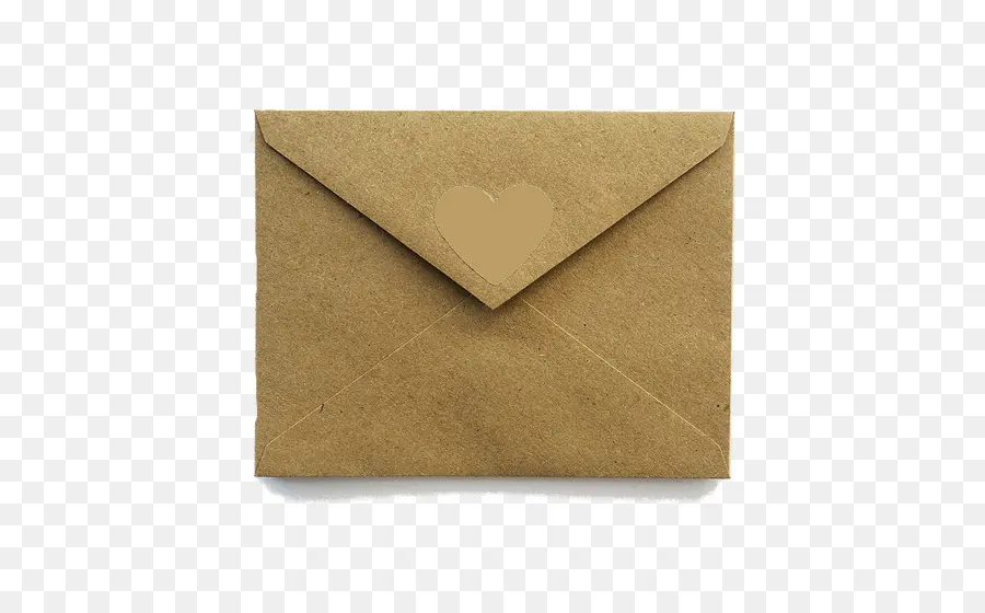 Enveloppe，Brun PNG