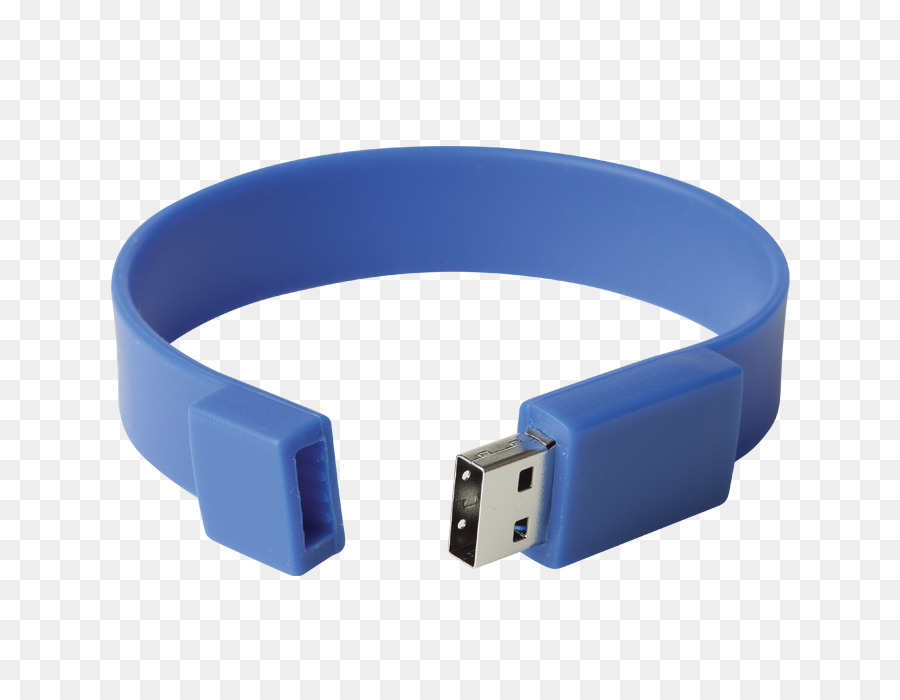 Bracelet Usb，Bleu PNG