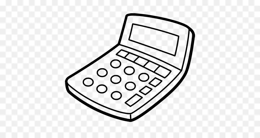 Calculatrice Simple，Contour PNG