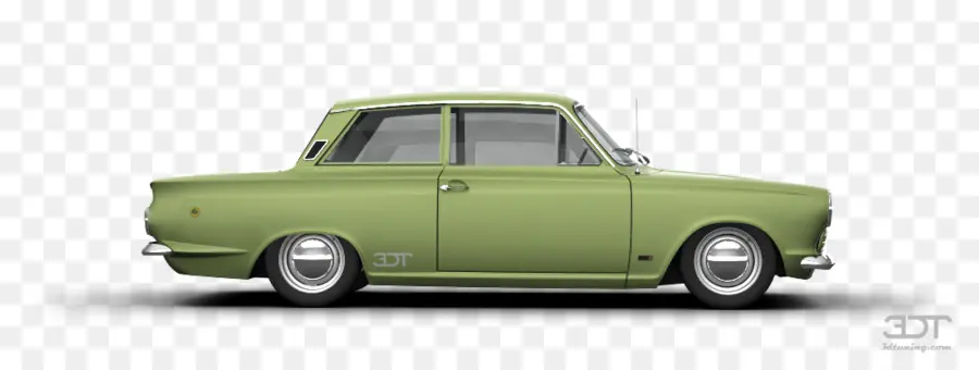 Voiture Classique Verte，Ancien PNG