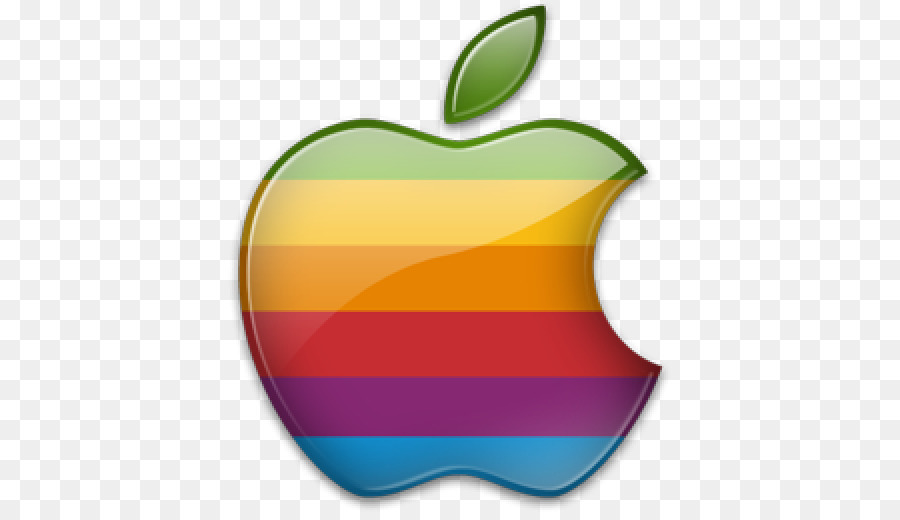 Logo Pomme，Couleurs De L'arc En Ciel PNG