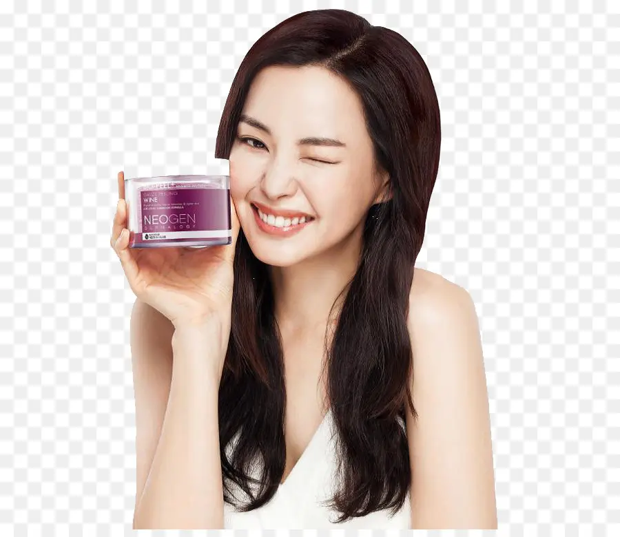 Femme Avec Produit，Clin D'œil PNG