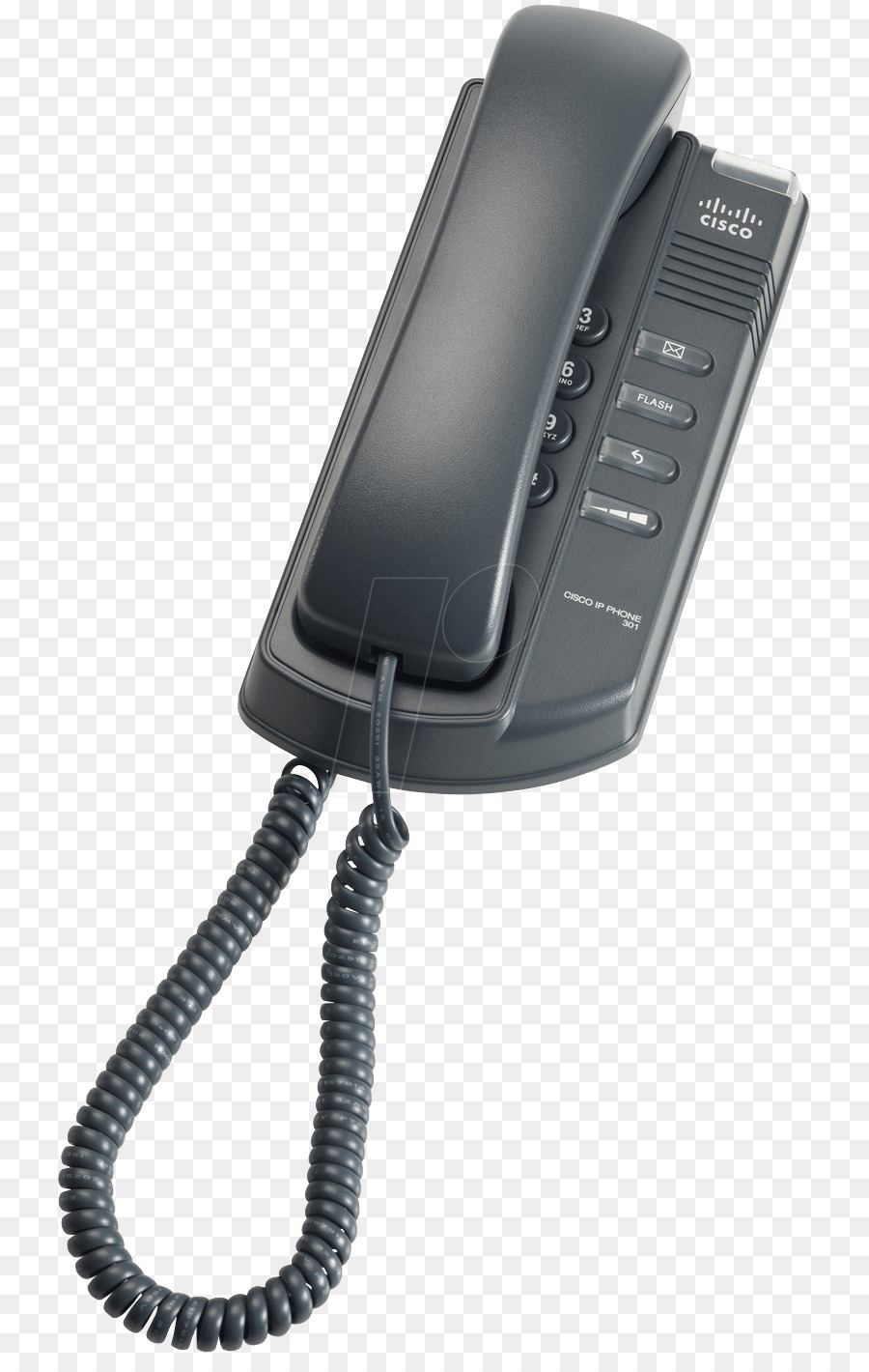 Téléphone Voip，Cisco Spa 301 PNG