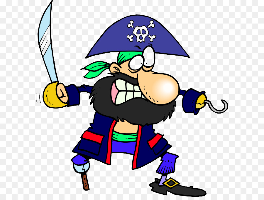 Pirate De Dessin Animé，Épée PNG