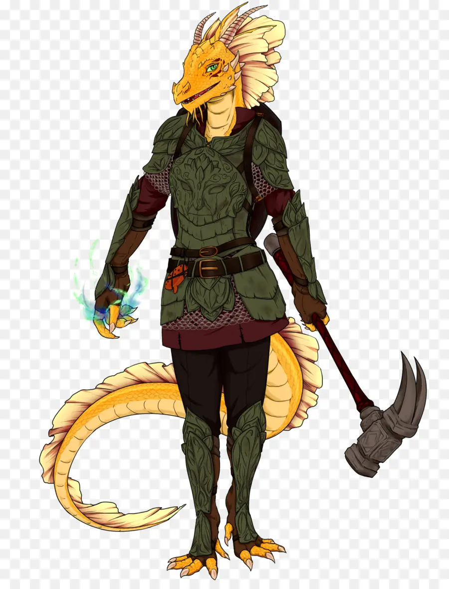 Guerrier Dragon，Lézard PNG