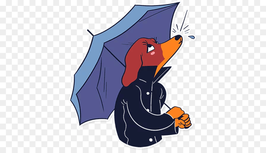 Chien Avec Parapluie，Pluie PNG