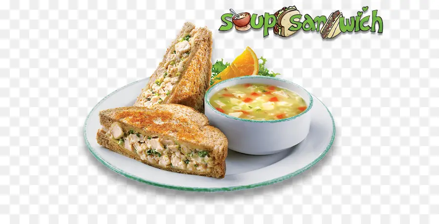 Soupe Et Sandwich，Repas PNG