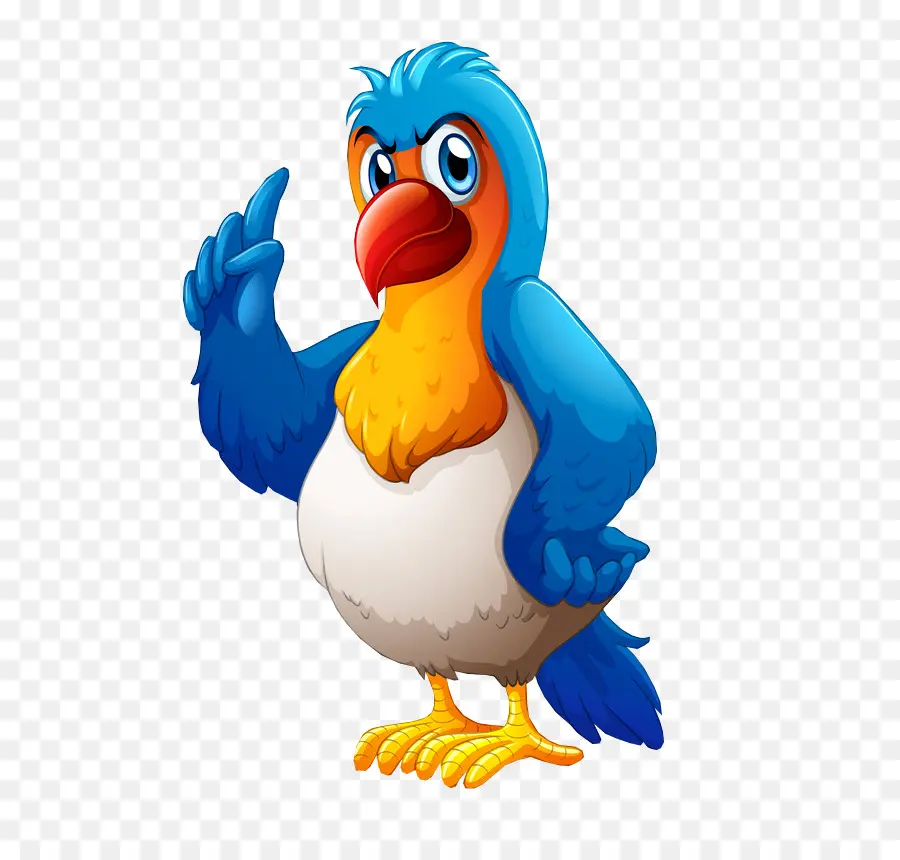 Oiseau Bleu，Dessin Animé PNG