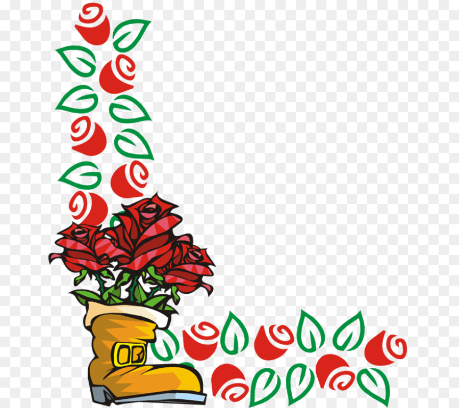 Design Floral，Arbre De Noël PNG