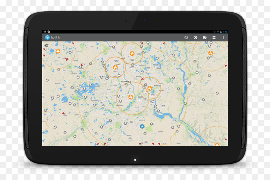 Carte Sur Tablette，Navigation PNG