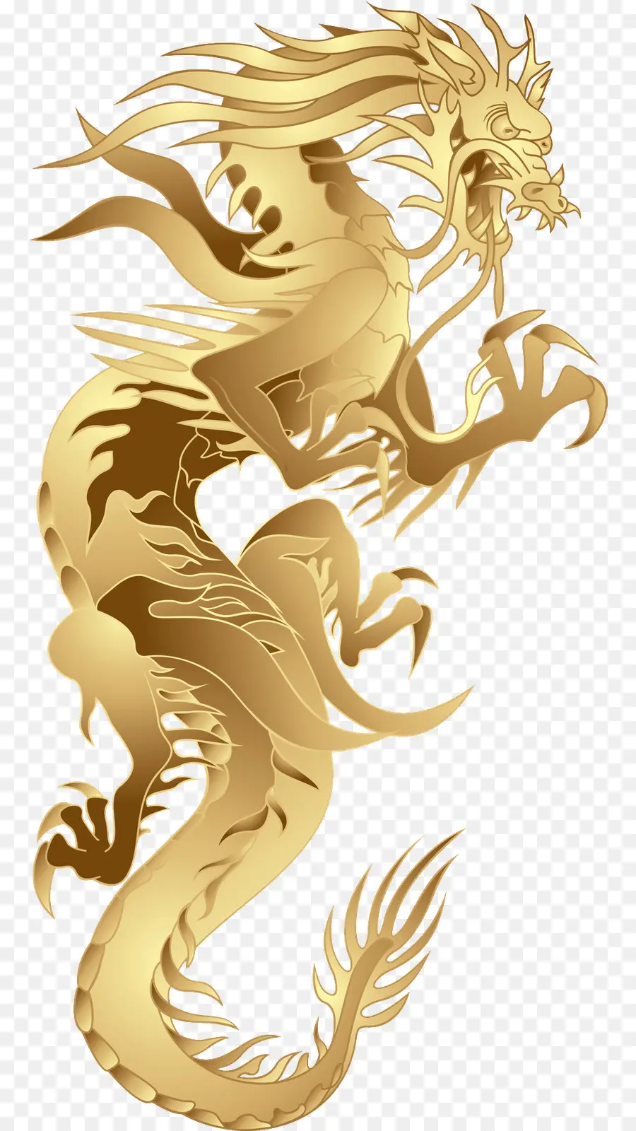 Dragon，Or PNG