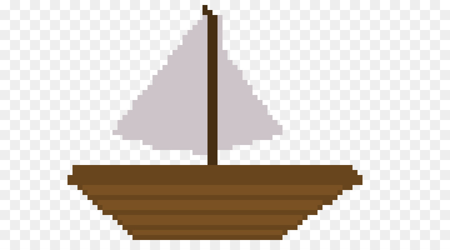 Bateau Pixel，Voilier PNG