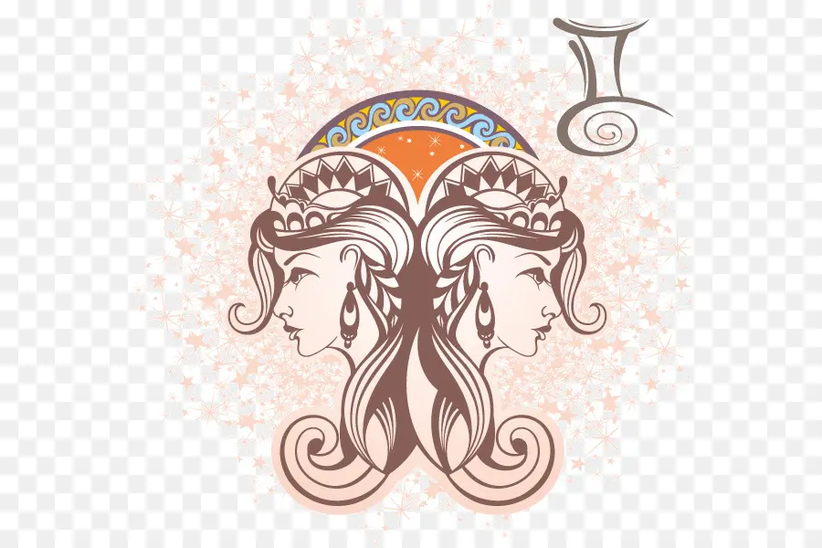 Gemini，Signe Astrologique PNG