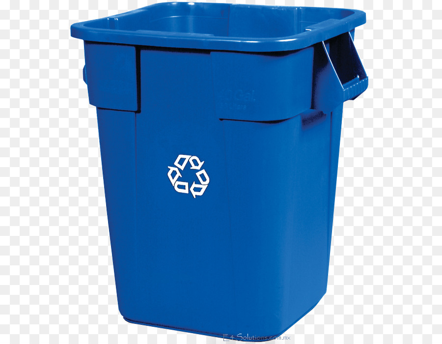 Bac De Recyclage，Bleu PNG