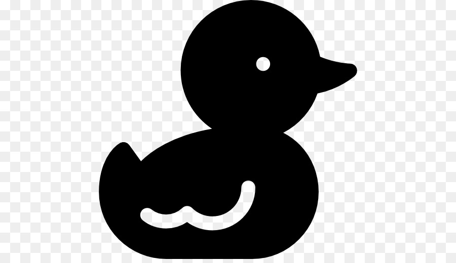 Silhouette De Canard，Noir PNG