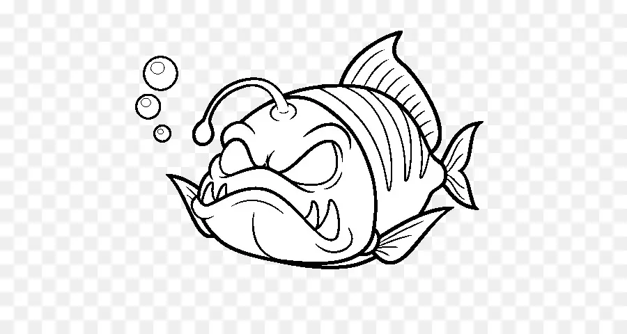 Livre De Coloriage，Les Poissons PNG