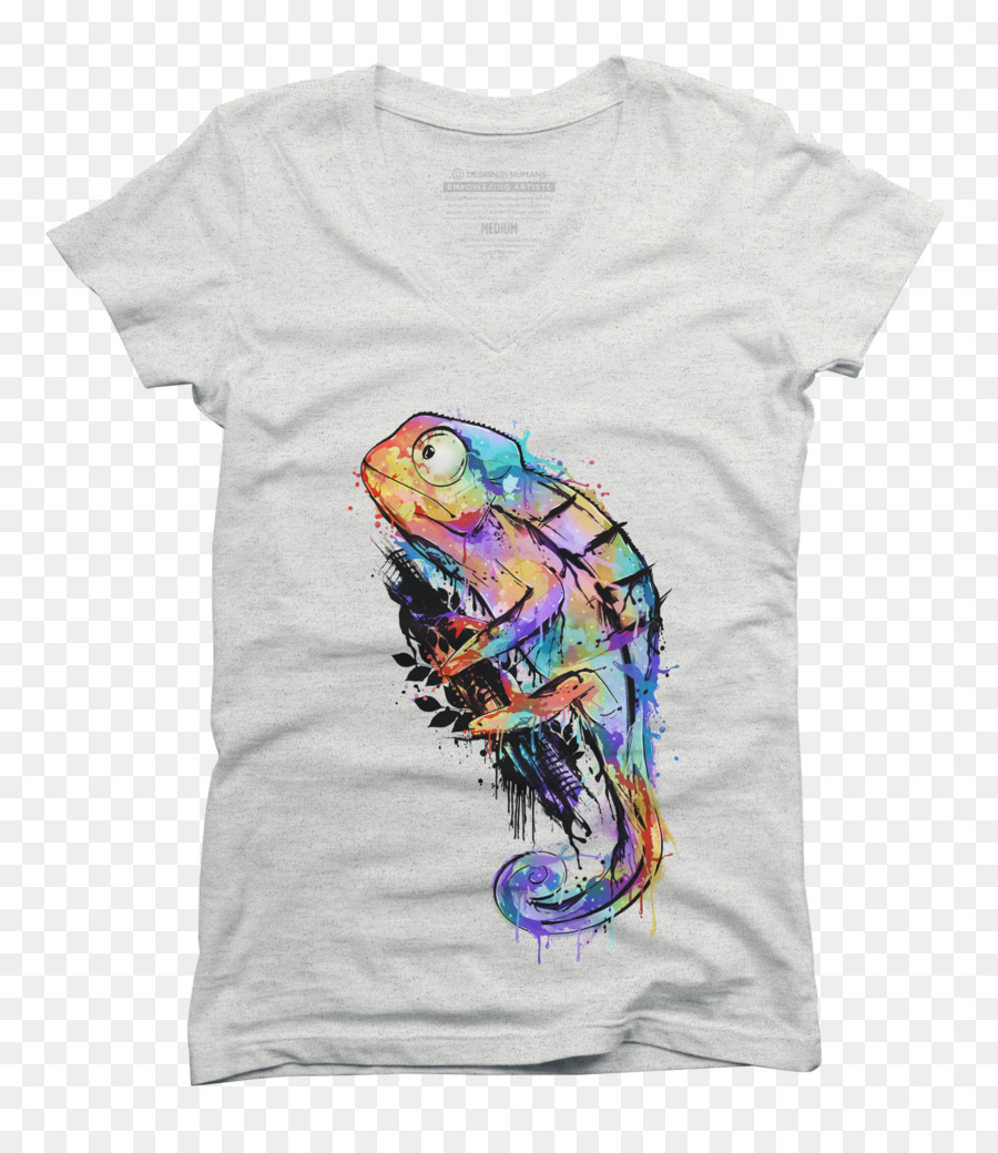 Caméléon T Shirt，Mode PNG