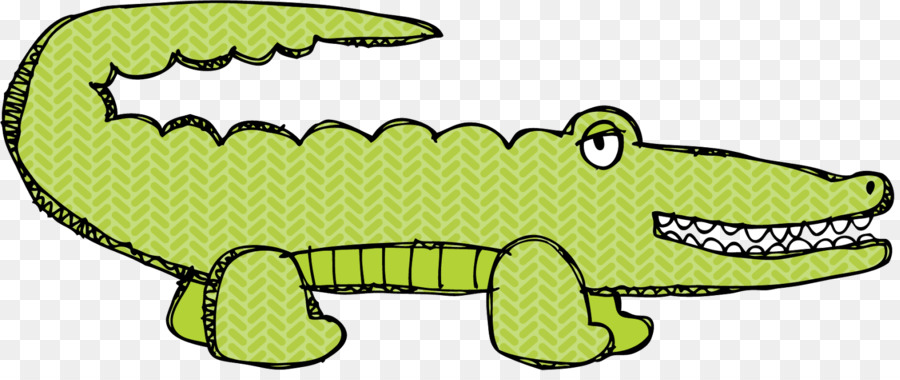 Crocodile，Vert PNG