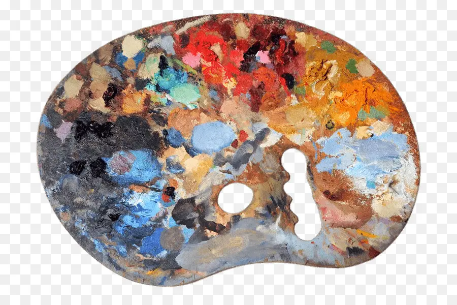 Palette De Peinture Colorée，Peinture PNG