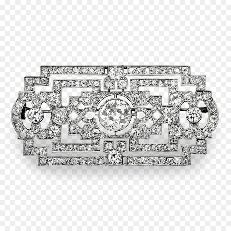 Broche Diamant，Bijoux PNG