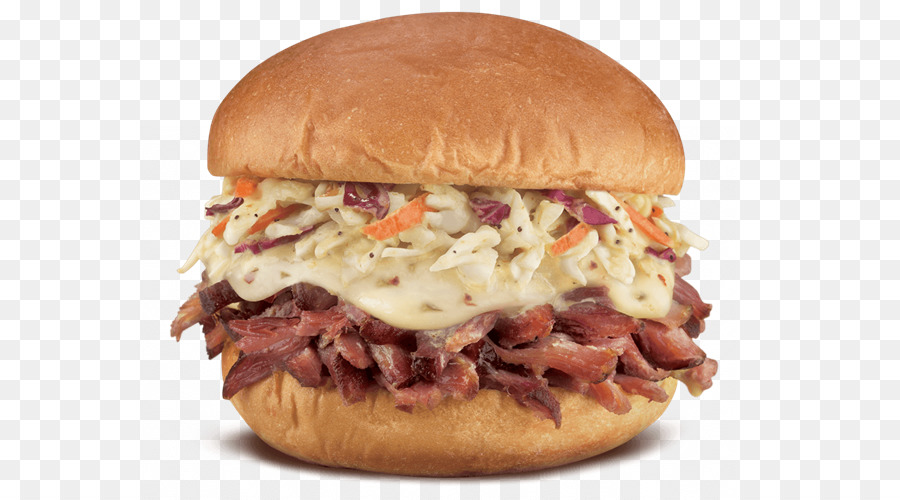 Sandwich Au Porc Effiloché，Hamburger PNG