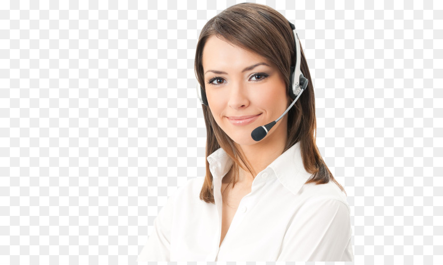 Femme Avec Casque，Service Client PNG