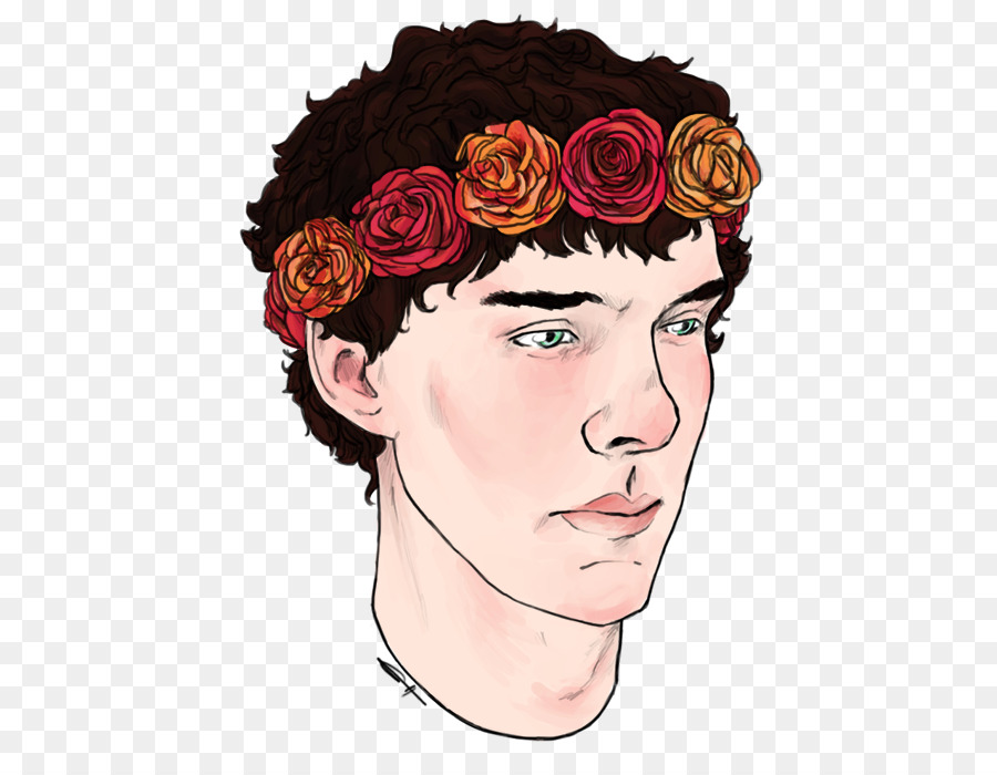 Portrait，Fleurs PNG