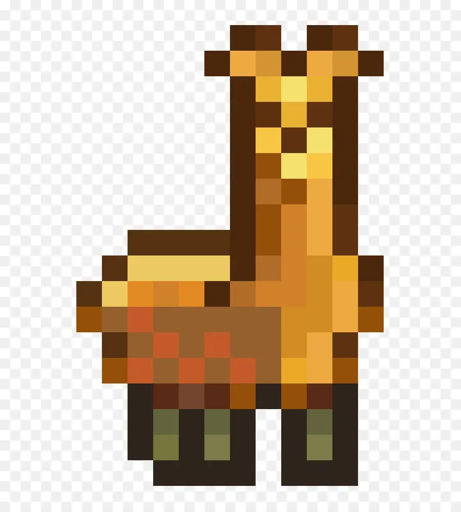 Lama Pixelisé，Pixélisé PNG