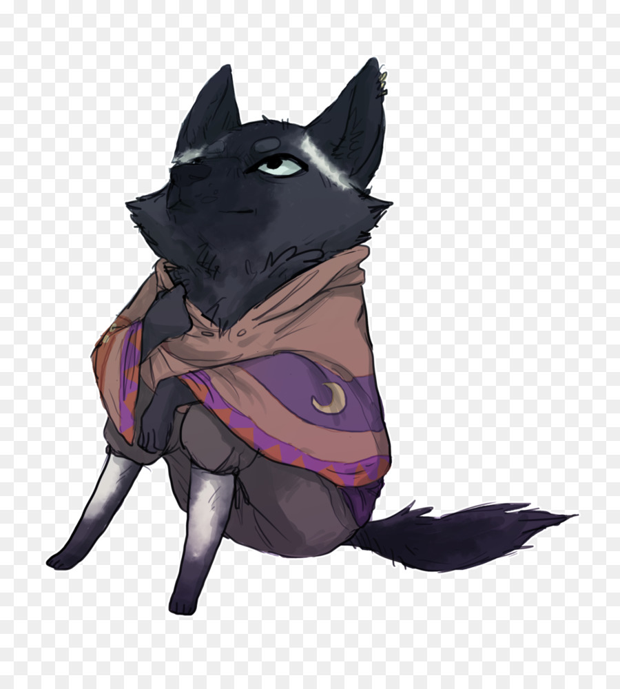 Loup De Dessin Animé，Manteau PNG