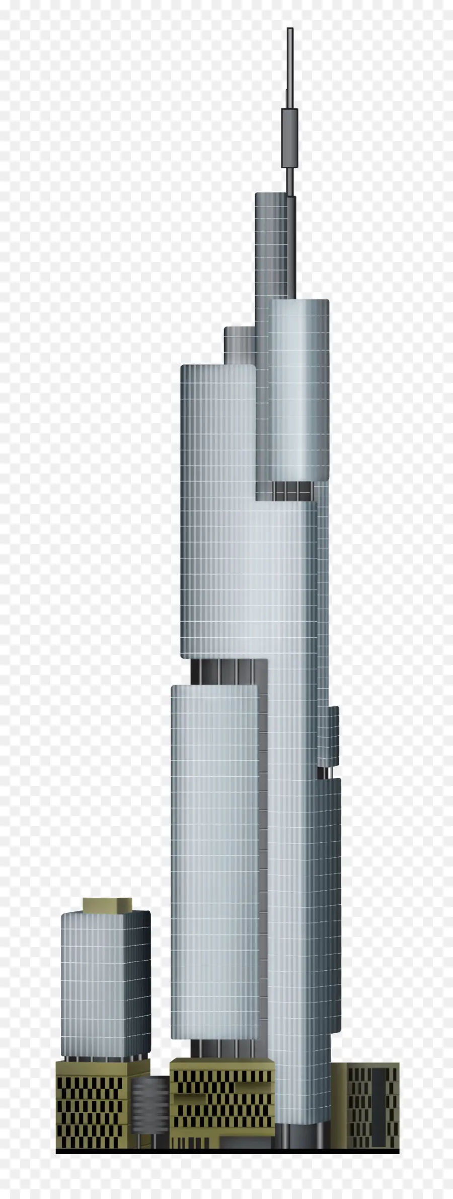 Gratte Ciel，Architecture PNG