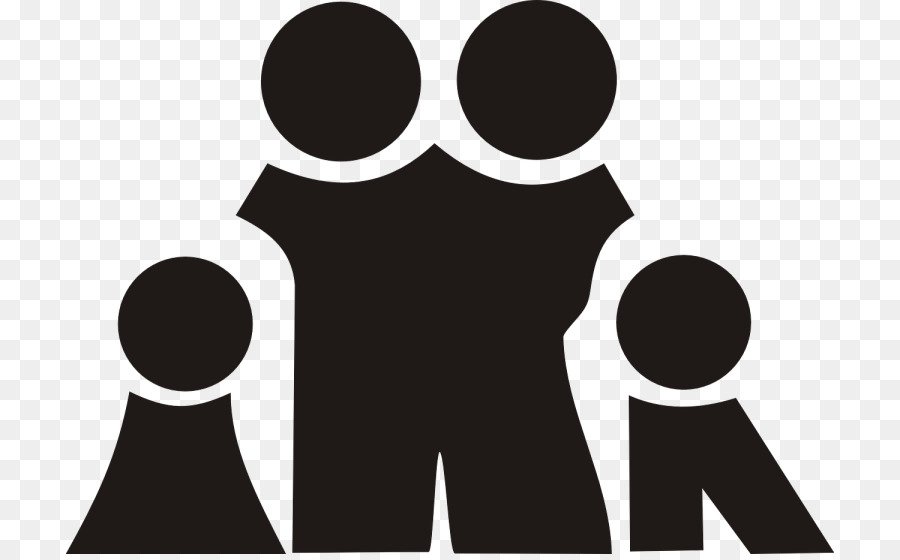 Famille Silhouette，Personnes PNG