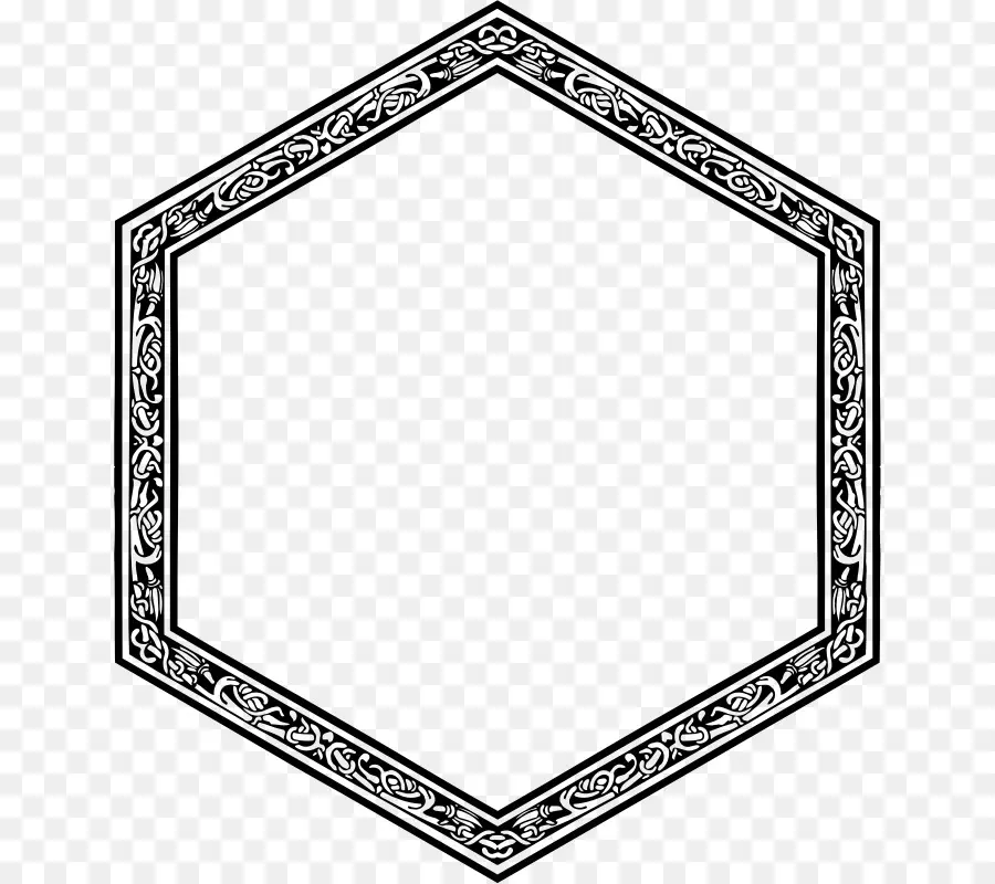 Cadre Hexagonal，Hexagone PNG