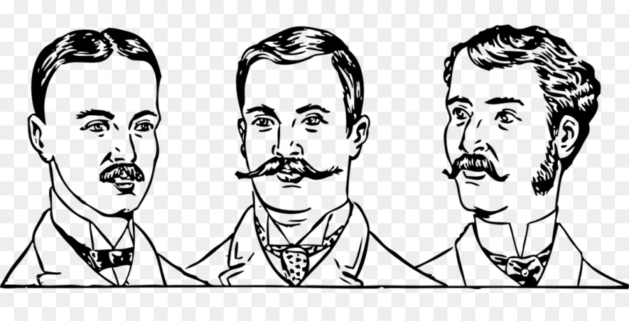 Hommes Avec Des Moustaches，Ancien PNG