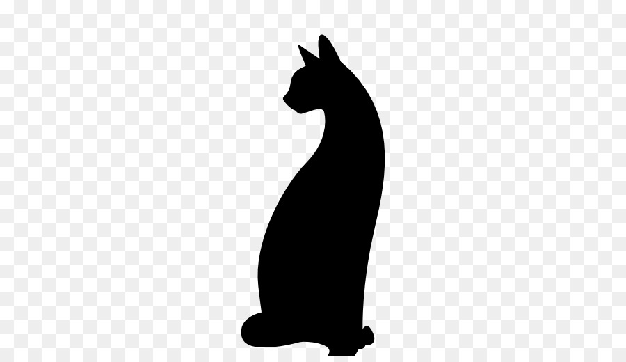 Silhouette De Chat，Animal De Compagnie PNG