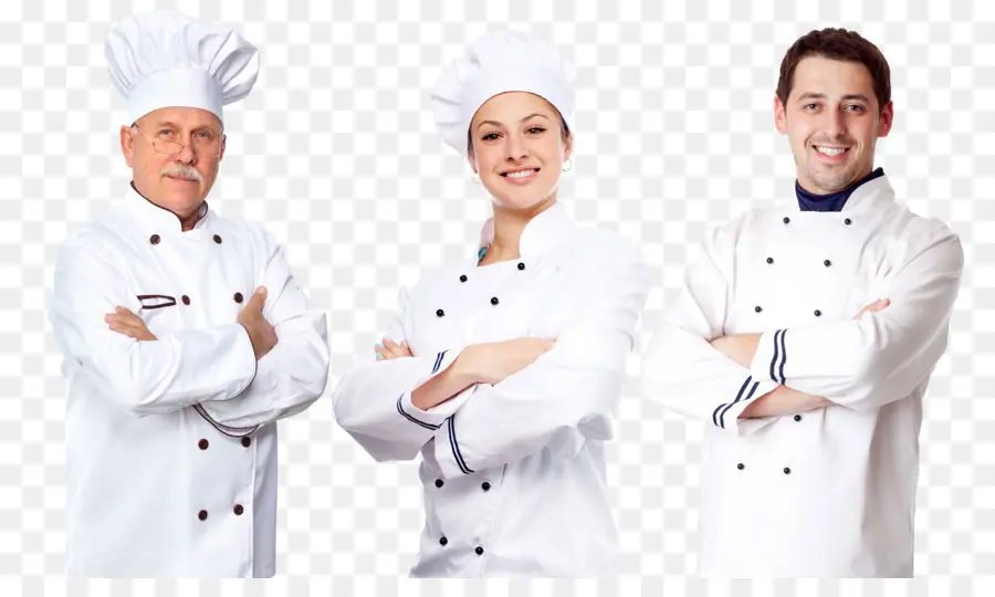 Chefs En Uniforme，Cuisson PNG