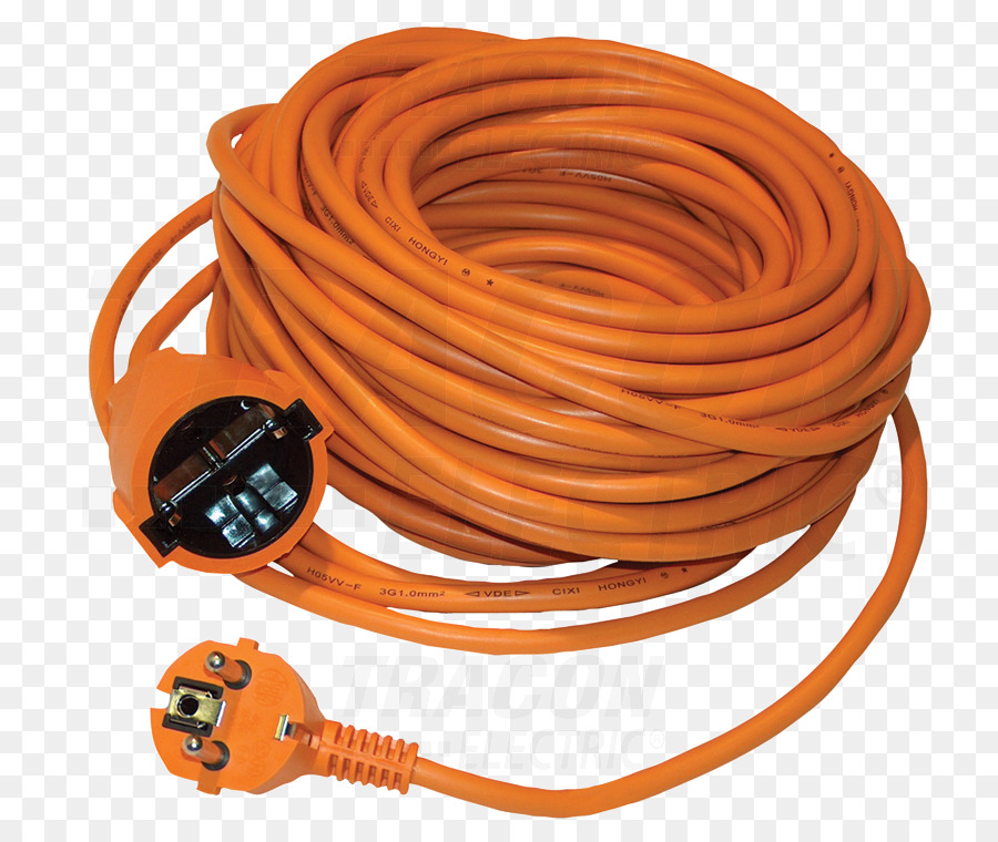 Rallonge électrique，Orange PNG