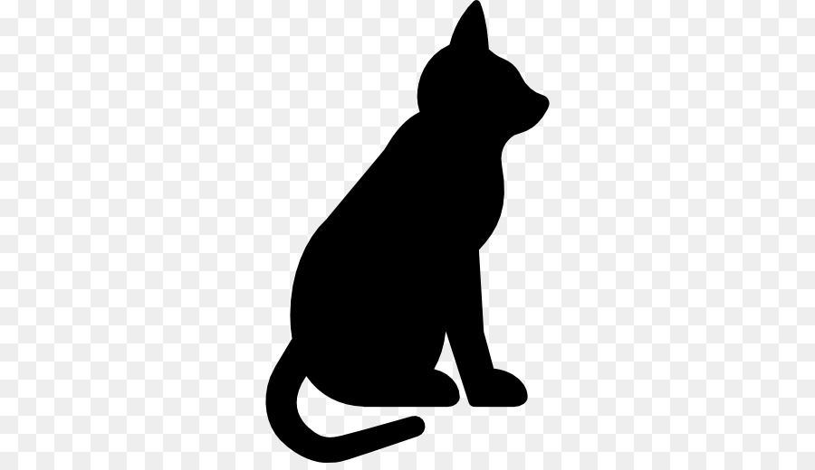 Silhouettes De Chats，Noir PNG