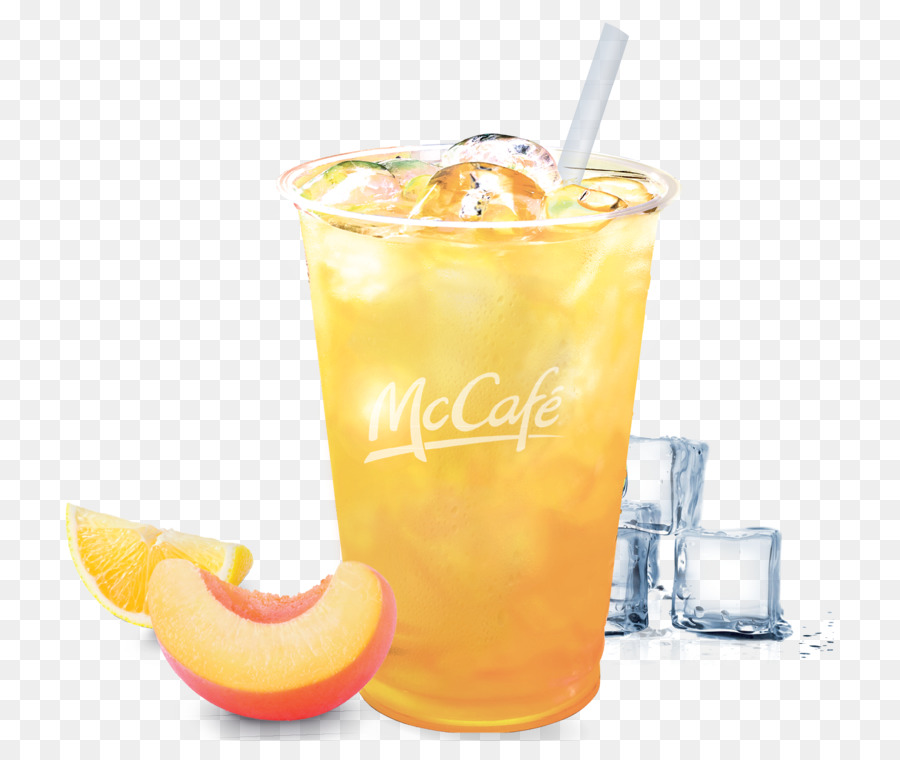 Thé Glacé à La Pêche，Mccafé PNG