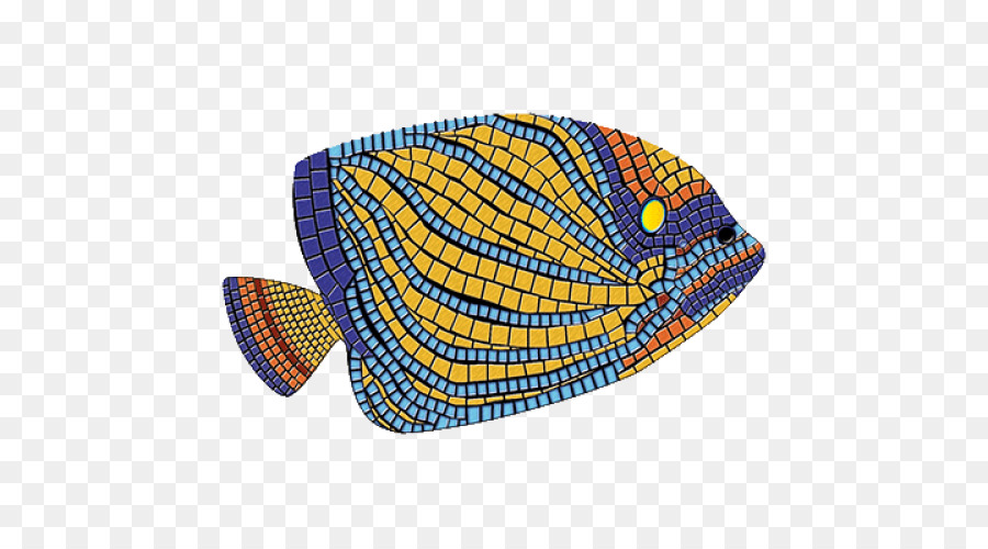 Poisson Mosaïque，Coloré PNG