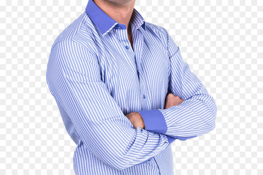 Chemise Rayée，Bleu PNG